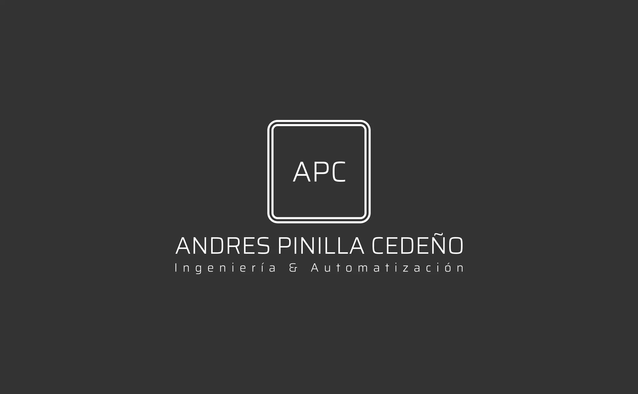 Logo de Pinilla Cedeño con eslogan Ingeniería & Automatización